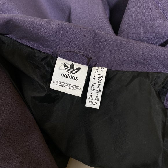 ADIDAS Purple RYV Patch Pocket JACKET ONLY - Picture 10 of 10